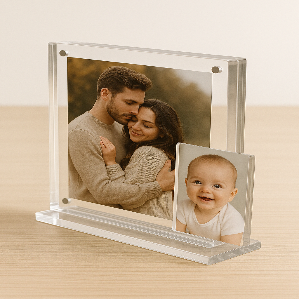 Double-Sided Acrylic Photo Frame