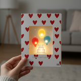 Balloons & Cake Fire Card