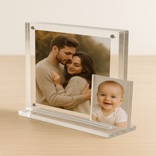 Double-Sided Acrylic Photo Frame