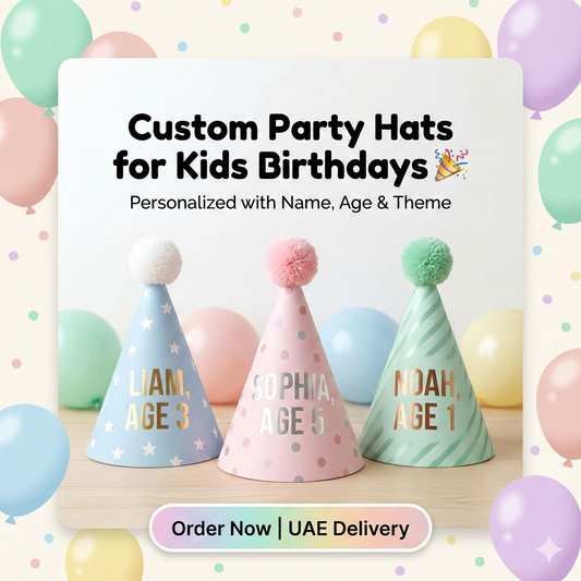 Customized Birthday Party Hats