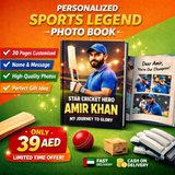 Personalized Sports Legend Photo Book