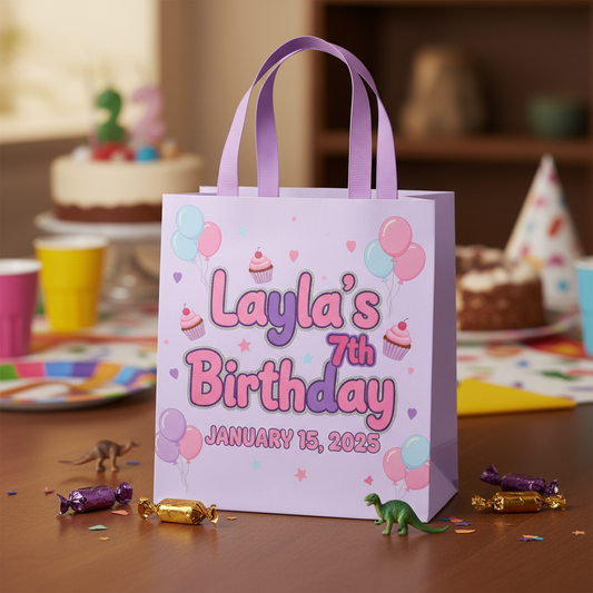 Birthday Loot Bag Square