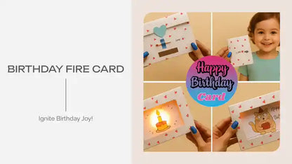 Birthday Fire Card by@Outfy
